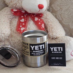 COPY - Yeti Rambler with Magslider Lid New stainless 10 oz. Lowball